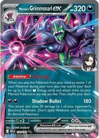 Marnie's Grimmsnarl ex - SV10: Destined Rivals - Pokemon card
