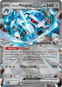 Steven's Metagross ex - SV10: Destined Rivals - Pokemon card