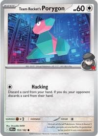 Team Rocket's Porygon - SV10: Destined Rivals - Pokemon card