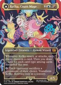 Kefka, Court Mage (0322) (Borderless) - FINAL FANTASY - Magic: The Gathering card