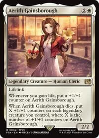 Aerith Gainsborough - FINAL FANTASY - Magic: The Gathering card