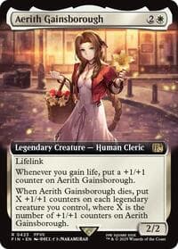 Aerith Gainsborough (Extended Art) - FINAL FANTASY - Magic: The Gathering card