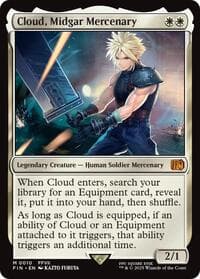 Cloud, Midgar Mercenary - FINAL FANTASY - Magic: The Gathering card