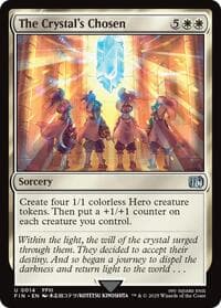 The Crystal's Chosen - FINAL FANTASY - Magic: The Gathering card