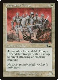 Expendable Troops - Urza's Legacy - Magic: The Gathering card