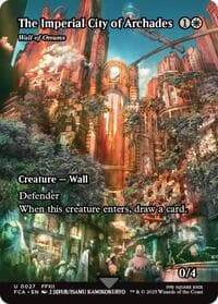 The Imperial City of Archades - Wall of Omens (Showcase) - FINAL FANTASY: Through the Ages - Magic: The Gathering card
