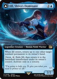 Jill, Shiva's Dominant (Extended Art) - FINAL FANTASY - Magic: The Gathering card