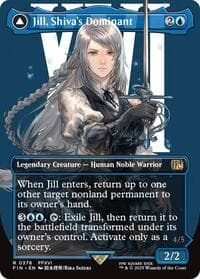Jill, Shiva's Dominant (Borderless) - FINAL FANTASY - Magic: The Gathering card