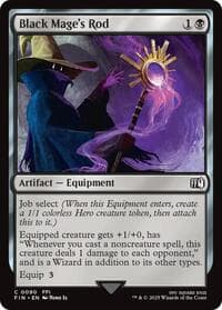 Black Mage's Rod - FINAL FANTASY - Magic: The Gathering card