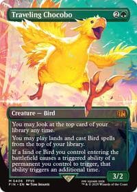 Traveling Chocobo (Borderless) - FINAL FANTASY - Magic: The Gathering card