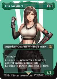 Tifa Lockhart (Borderless) (Surge Foil) - FINAL FANTASY - Magic: The Gathering card