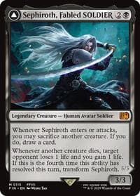 Sephiroth, Fabled SOLDIER - FINAL FANTASY - Magic: The Gathering card