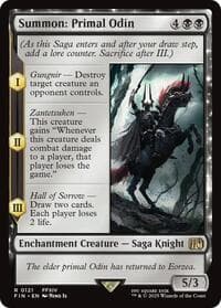Summon: Primal Odin - FINAL FANTASY - Magic: The Gathering card