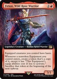 Firion, Wild Rose Warrior (Extended Art) - FINAL FANTASY - Magic: The Gathering card