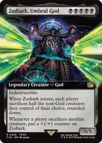 Zodiark, Umbral God (Extended Art) - FINAL FANTASY - Magic: The Gathering card