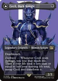 Cecil, Dark Knight (Borderless) (Surge Foil) - FINAL FANTASY - Magic: The Gathering card