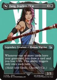 Fang, Fearless l'Cie (Borderless) (Surge Foil) - FINAL FANTASY - Magic: The Gathering card