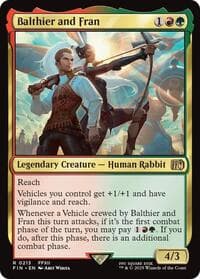 Balthier and Fran - FINAL FANTASY - Magic: The Gathering card