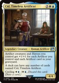 Cid, Timeless Artificer (0407) - FINAL FANTASY - Magic: The Gathering card