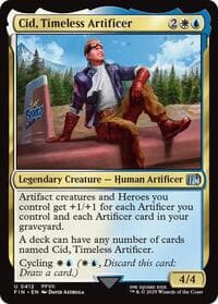 Cid, Timeless Artificer (0412) - FINAL FANTASY - Magic: The Gathering card