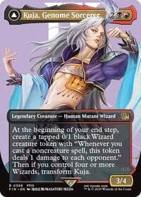 Kuja, Genome Sorcerer (Borderless) - FINAL FANTASY - Magic: The Gathering card