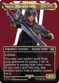 Noctis, Prince of Lucis (Borderless) - FINAL FANTASY - Magic: The Gathering card