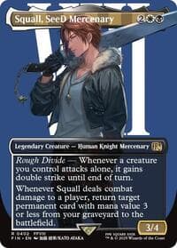 Squall, SeeD Mercenary (Borderless) - FINAL FANTASY - Magic: The Gathering card