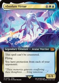 Absolute Virtue (Extended Art) - FINAL FANTASY - Magic: The Gathering card