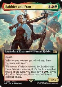 Balthier and Fran (Extended Art) - FINAL FANTASY - Magic: The Gathering card