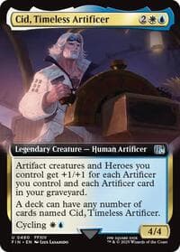 Cid, Timeless Artificer (Extended Art) - FINAL FANTASY - Magic: The Gathering card