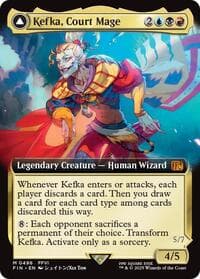 Kefka, Court Mage (Extended Art) - FINAL FANTASY - Magic: The Gathering card