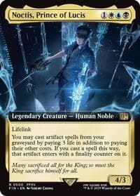 Noctis, Prince of Lucis (Extended Art) - FINAL FANTASY - Magic: The Gathering card