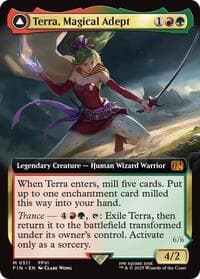 Terra, Magical Adept (Extended Art) - FINAL FANTASY - Magic: The Gathering card