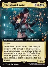 Tifa, Martial Artist (Extended Art) - Commander: FINAL FANTASY - Magic: The Gathering card