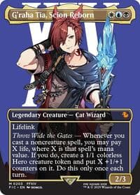 G'raha Tia, Scion Reborn (Borderless) - Commander: FINAL FANTASY - Magic: The Gathering card