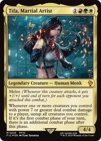 Tifa, Martial Artist (Surge Foil) - Commander: FINAL FANTASY - Magic: The Gathering card