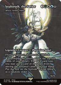 Sephiroth, the Savior - Atraxa, Grand Unifier (Showcase) - FINAL FANTASY: Through the Ages - Magic: The Gathering card