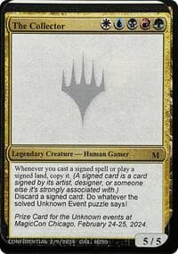 The Collector - Un-Known Event Playtest Cards - Magic: The Gathering card