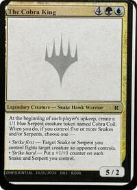 The Cobra King - Un-Known Event Playtest Cards - Magic: The Gathering card