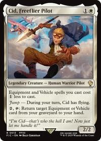 Cid, Freeflier Pilot - Commander: FINAL FANTASY - Magic: The Gathering card