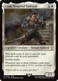 Cyan, Vengeful Samurai - Commander: FINAL FANTASY - Magic: The Gathering card