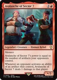 Avalanche of Sector 7 - Commander: FINAL FANTASY - Magic: The Gathering card