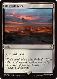 Desolate Mire - Commander: FINAL FANTASY - Magic: The Gathering card
