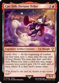 Cait Sith, Fortune Teller - Commander: FINAL FANTASY - Magic: The Gathering card