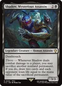 Shadow, Mysterious Assassin - Commander: FINAL FANTASY - Magic: The Gathering card