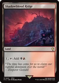 Shadowblood Ridge - Commander: FINAL FANTASY - Magic: The Gathering card