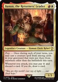 Banon, the Returners' Leader - Commander: FINAL FANTASY - Magic: The Gathering card