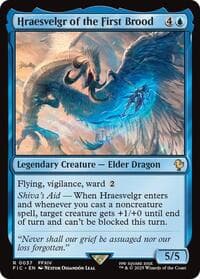 Hraesvelgr of the First Brood - Commander: FINAL FANTASY - Magic: The Gathering card