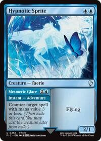 Hypnotic Sprite - Commander: FINAL FANTASY - Magic: The Gathering card