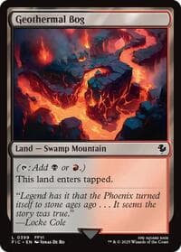 Geothermal Bog - Commander: FINAL FANTASY - Magic: The Gathering card
